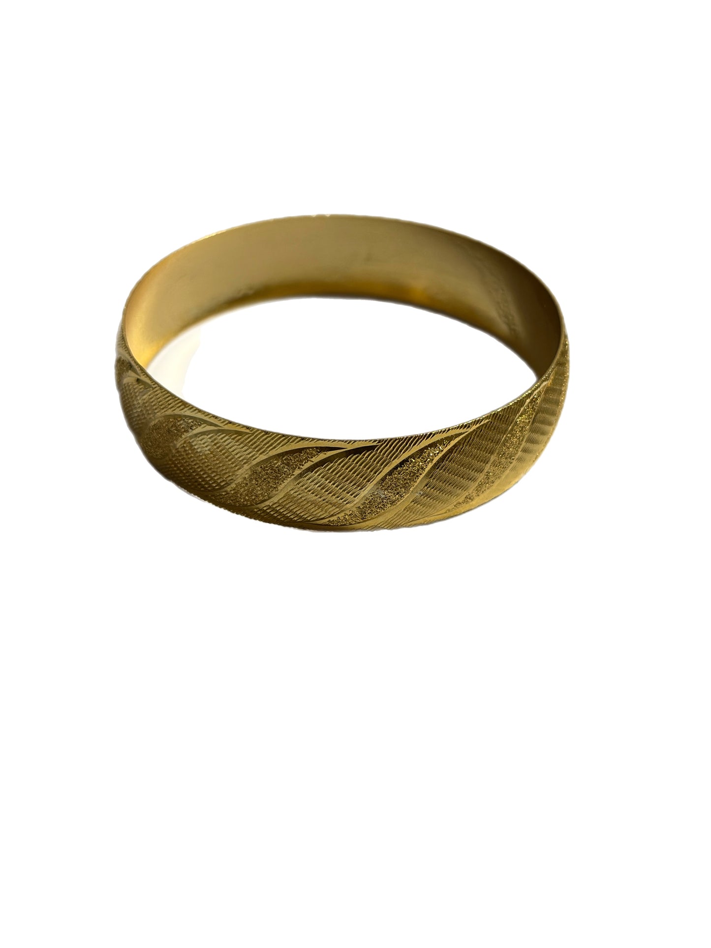 Armreifen 1,5 cm Breit 22k vergoldet