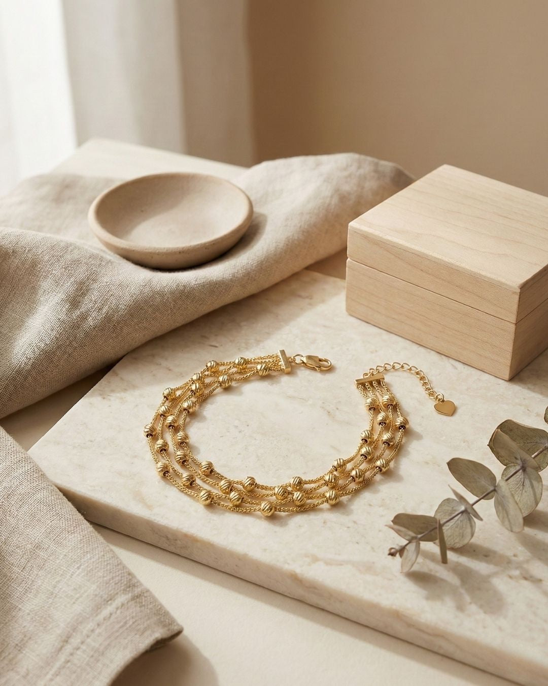 Armband 22k vergoldet