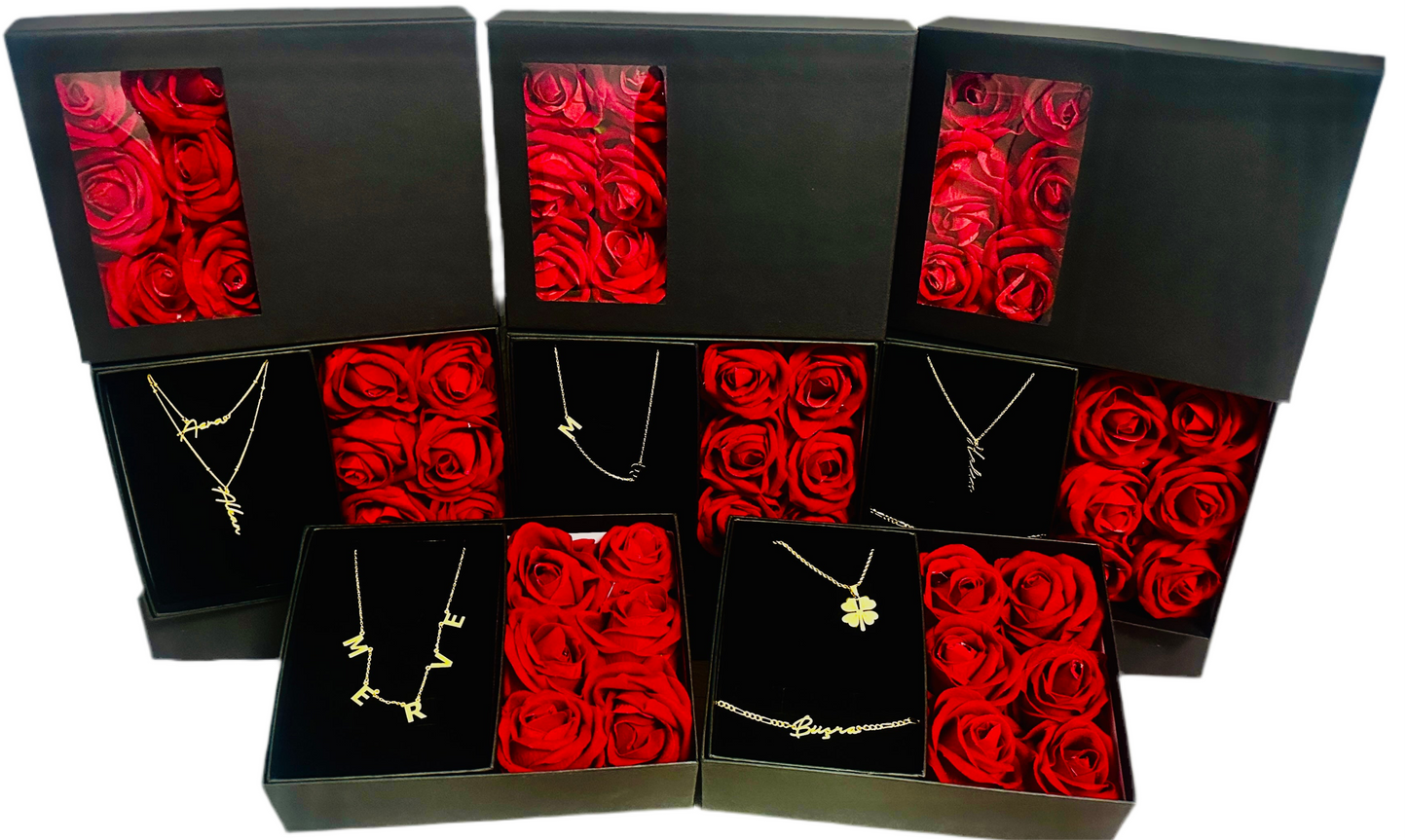 Rosenbox Geschenkbox mit Rosen