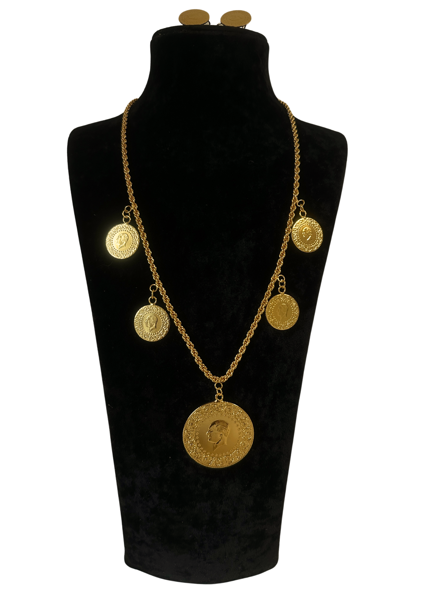 Kette Set 22k vergoldet