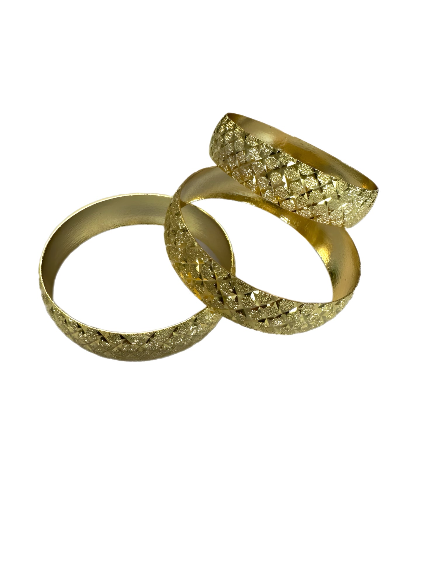 Armreifen 1,5 cm Breit 22k vergoldet