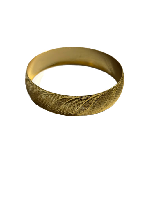 Armreifen 1,5 cm Breit 22k vergoldet