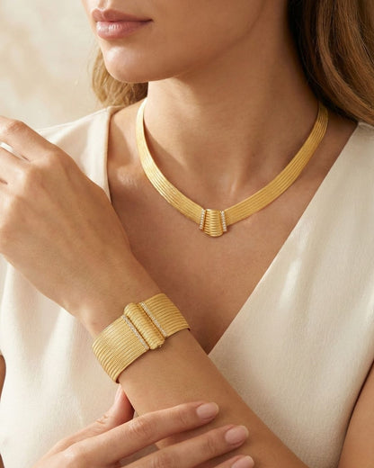 Trabzon Set 22k vergoldet