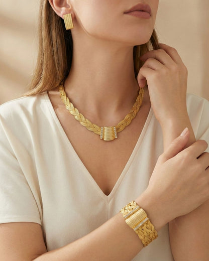 Trabzon Set 22k vergoldet