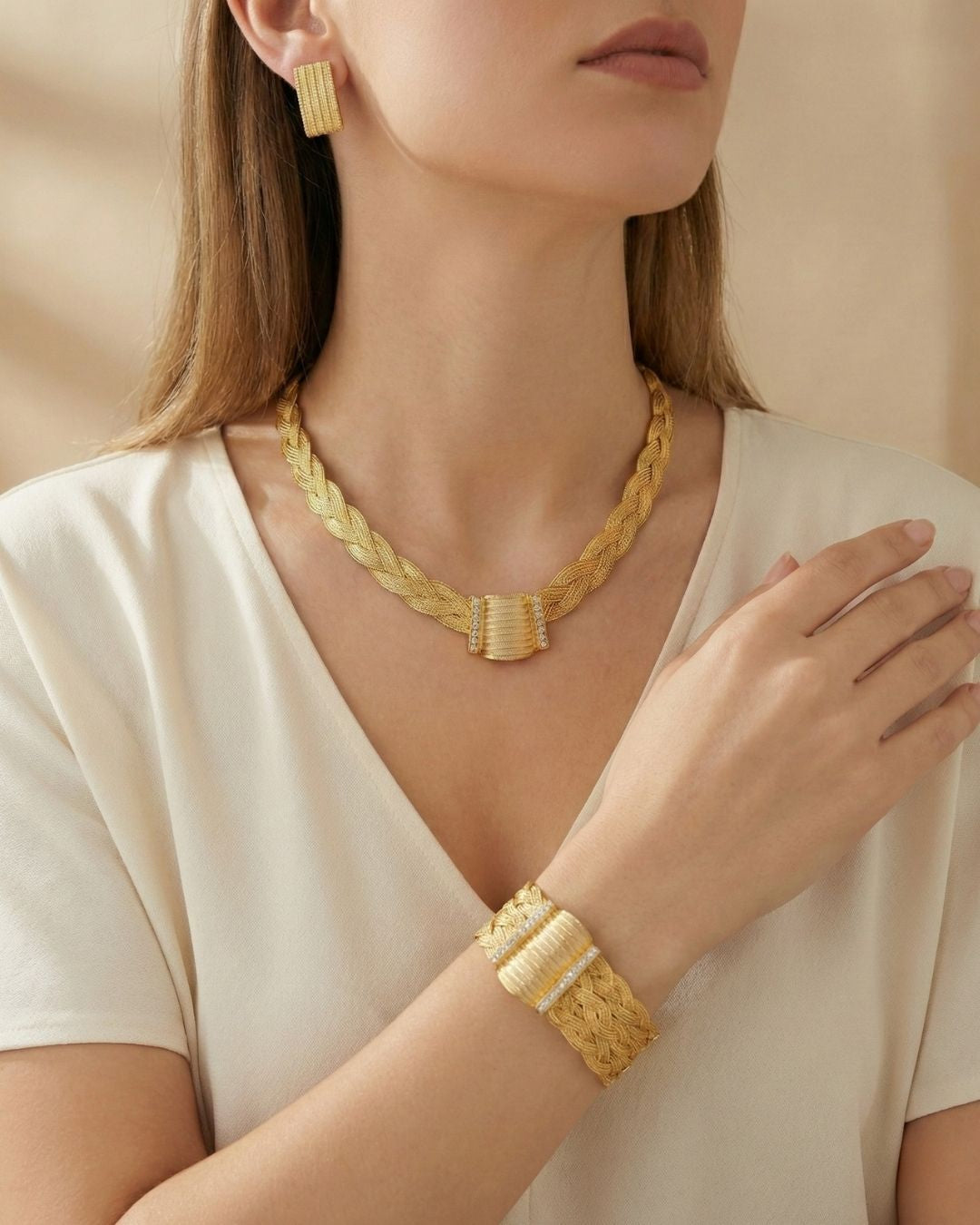 Trabzon Set 22k vergoldet