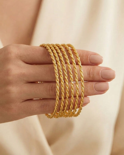 2li Burma Armreifen 22 k vergoldet