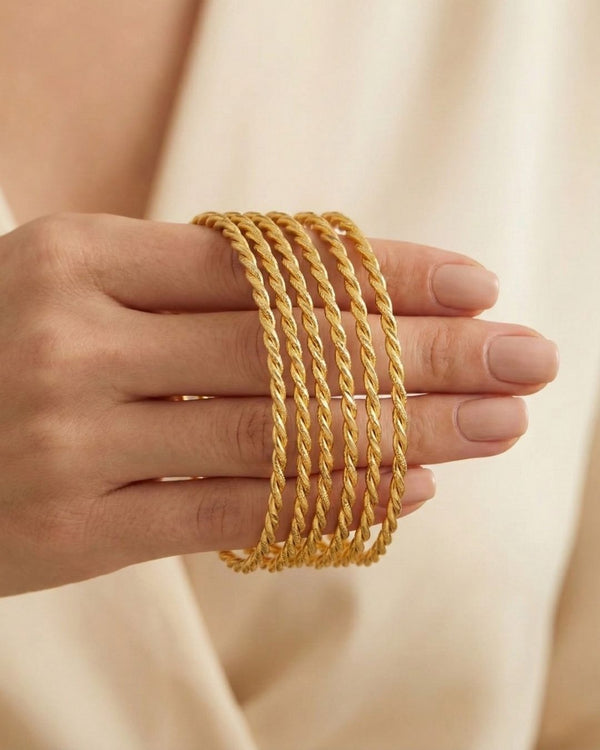 2li Burma Armreifen 22 k vergoldet