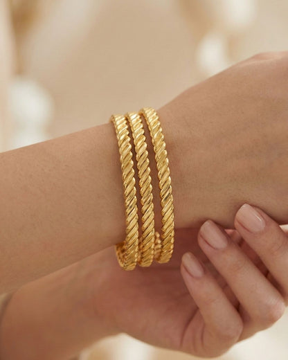 20gr Adana Burma Armreifen 22 k vergoldet