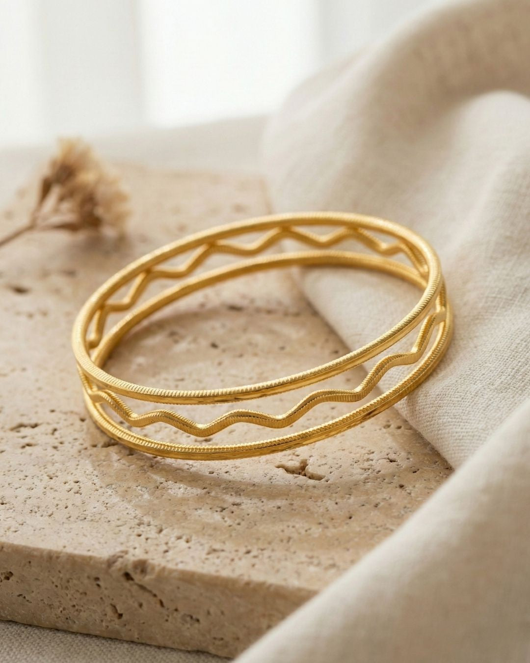 2 Ajda + 1 ZigZag Ajda 22k vergoldet