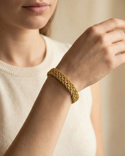 Hasir Armband 22 karat vergoldet