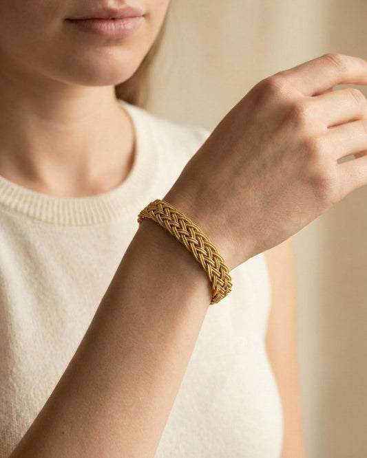 Hasir Armband 22 karat vergoldet