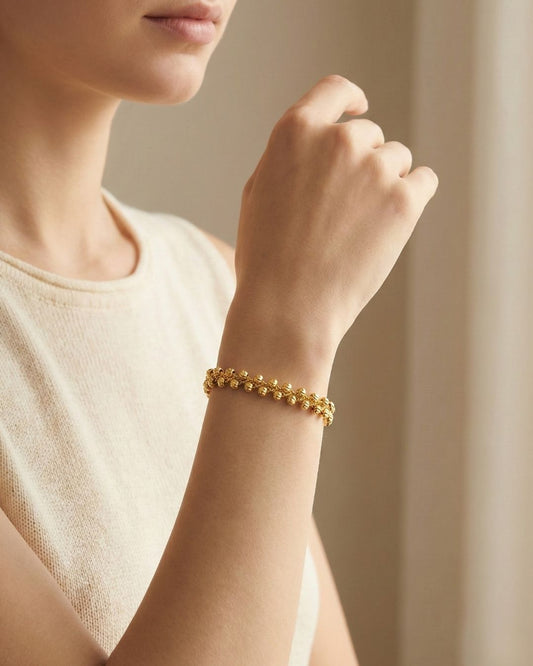 Dorika Armband 22 k vergoldet