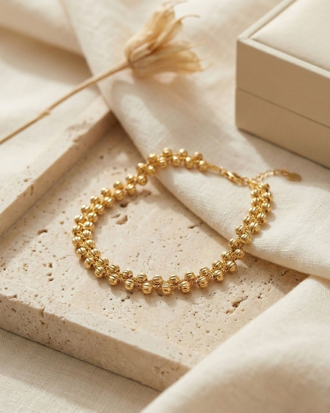 Dorika Armband 22 k vergoldet