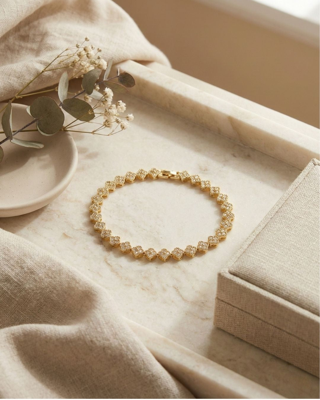 Armband 22k vergoldet