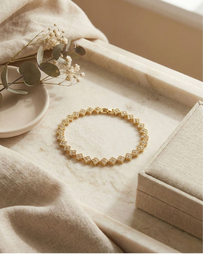 Armband 22k vergoldet