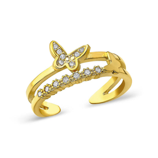 Schmetterlingsring / 925 SILBER