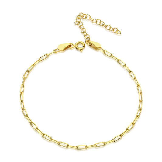 Verbundene Kettenarmband / 925 SILBER
