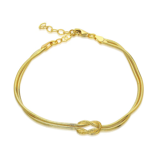 Knotenarmband / 925 SILBER