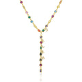 Rainbow Y Necklace / 925 SILBER