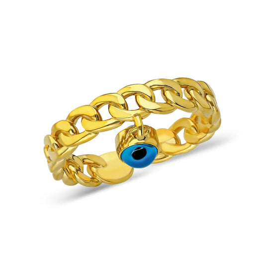 Ring mit Nazar Auge / 925 SILBER