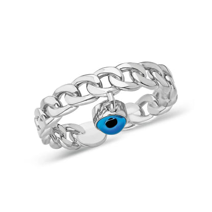Ring mit Nazar Auge / 925 SILBER