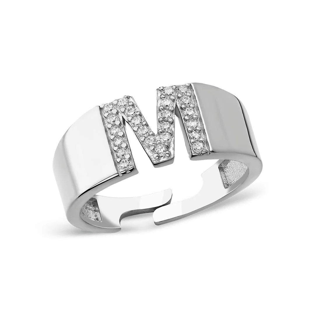 Schmetterling-Ring mit Details / 925 SILBER