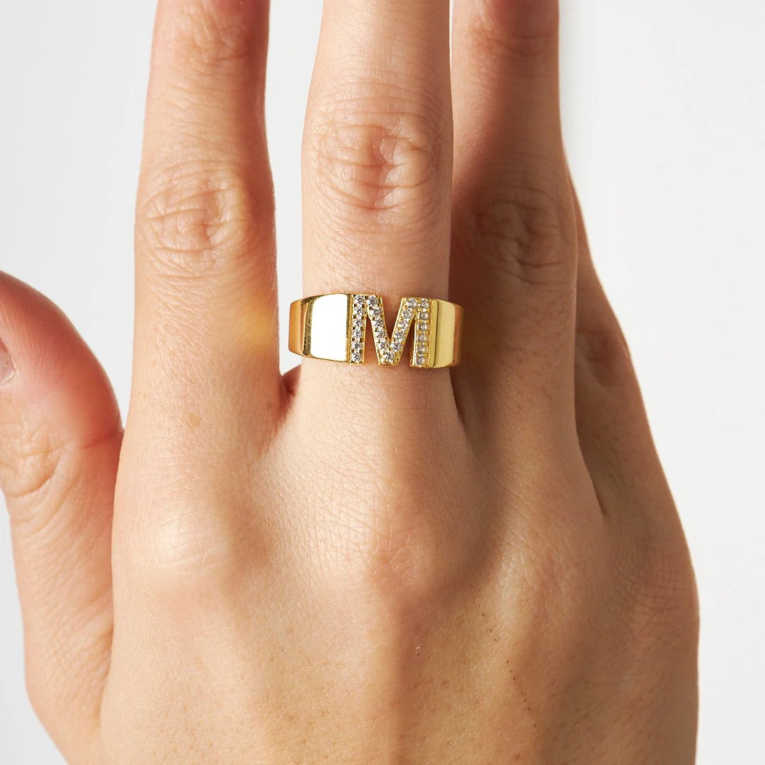 Schmetterling-Ring mit Details / 925 SILBER