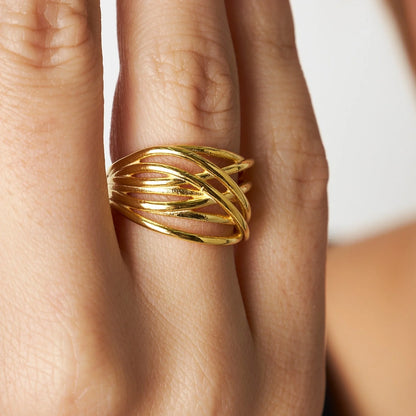 Layered Ring / 925 SILBER
