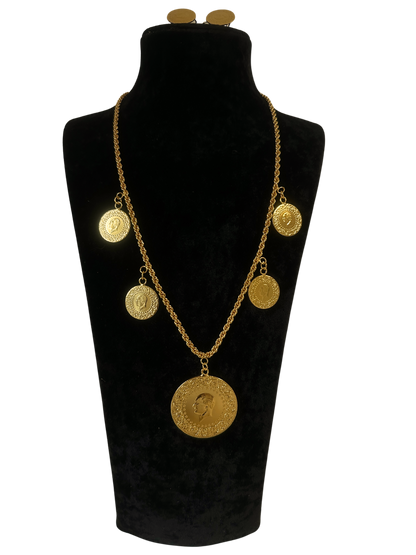 Kette Set 22k vergoldet