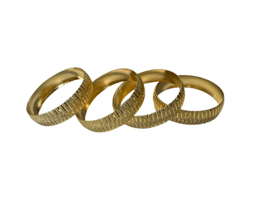 Armreifen 1,5 cm Breit 22k vergoldet