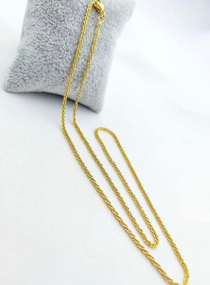 Burgulu Gedrehte Kette 22k Vergoldet