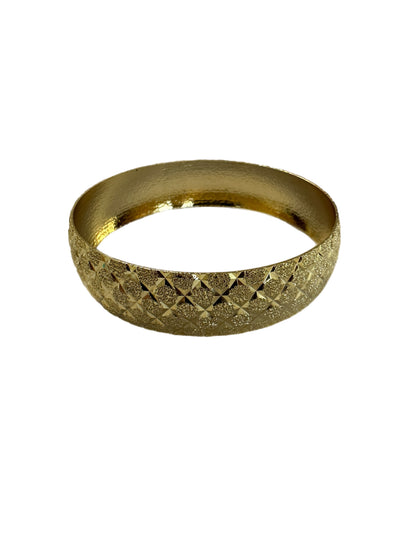 Armreifen 1,5 cm Breit 22k vergoldet