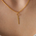 Signatur Name Halskette mit Armband im Set