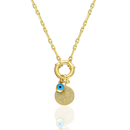 Anker Verschluss Nazar Resat Goldkette / 925 SILBER